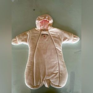 Kissy Kissy wearable newborn infant blanket plus a bonus second wearable blanket
